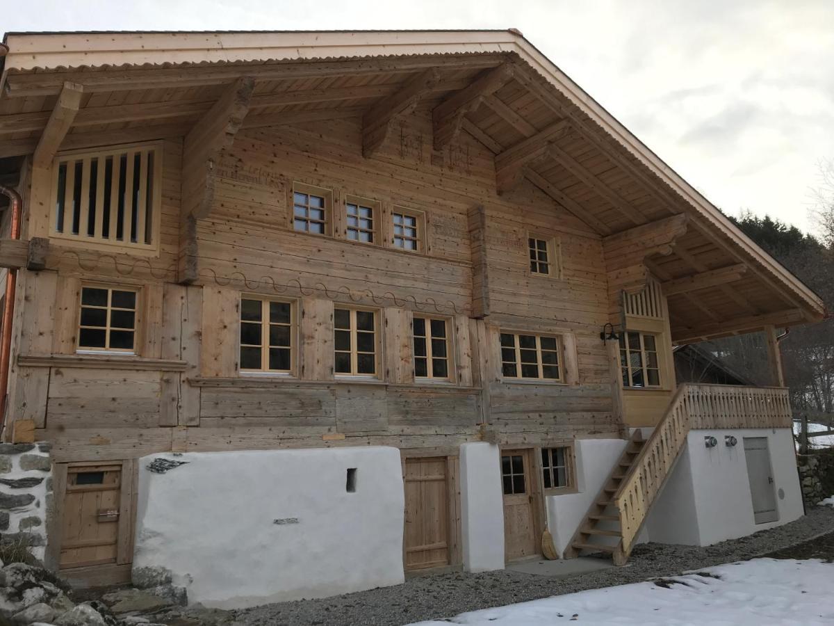 Au Pre Des Chevaux Bed & Breakfast Chateau-d'Oex Dış mekan fotoğraf
