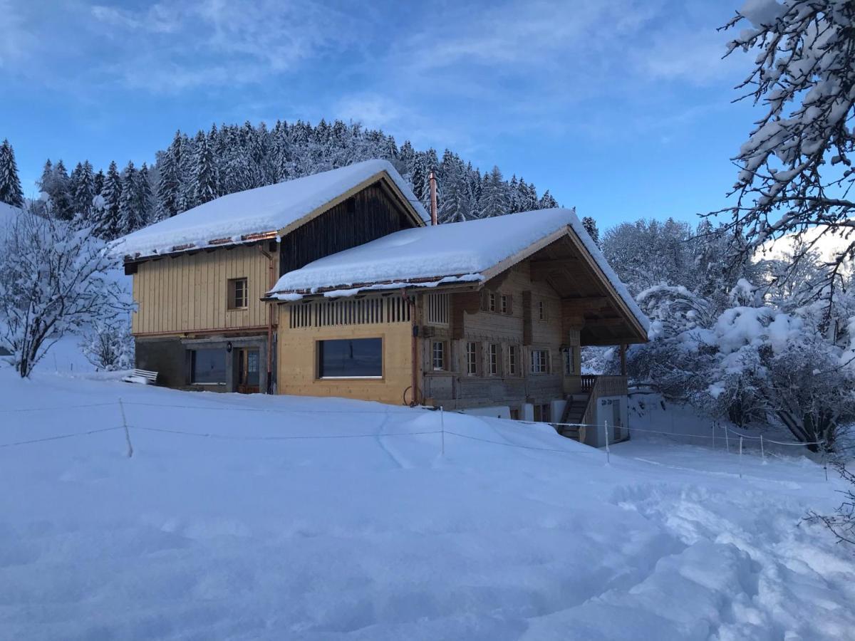 Au Pre Des Chevaux Bed & Breakfast Chateau-d'Oex Dış mekan fotoğraf